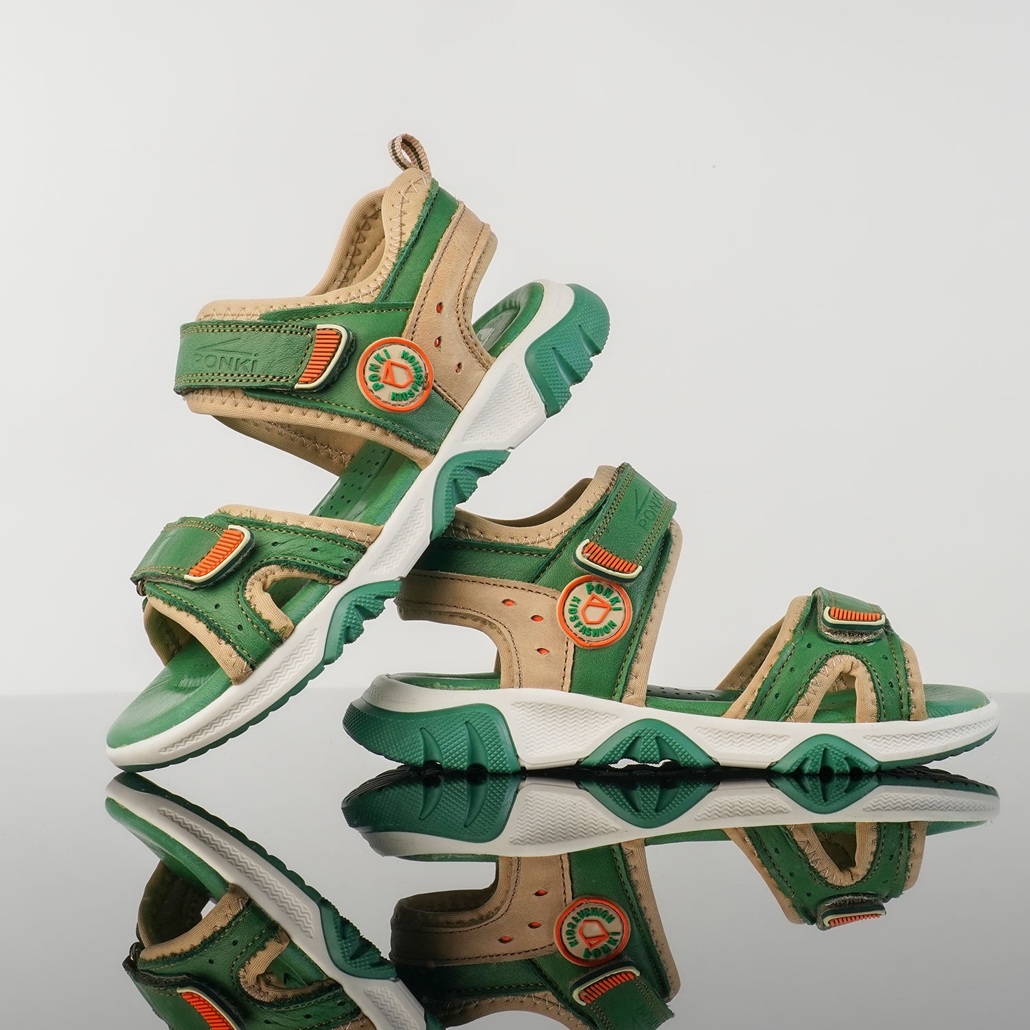 Children's sandals PONKI SPORTA- TR GREEN #31-35