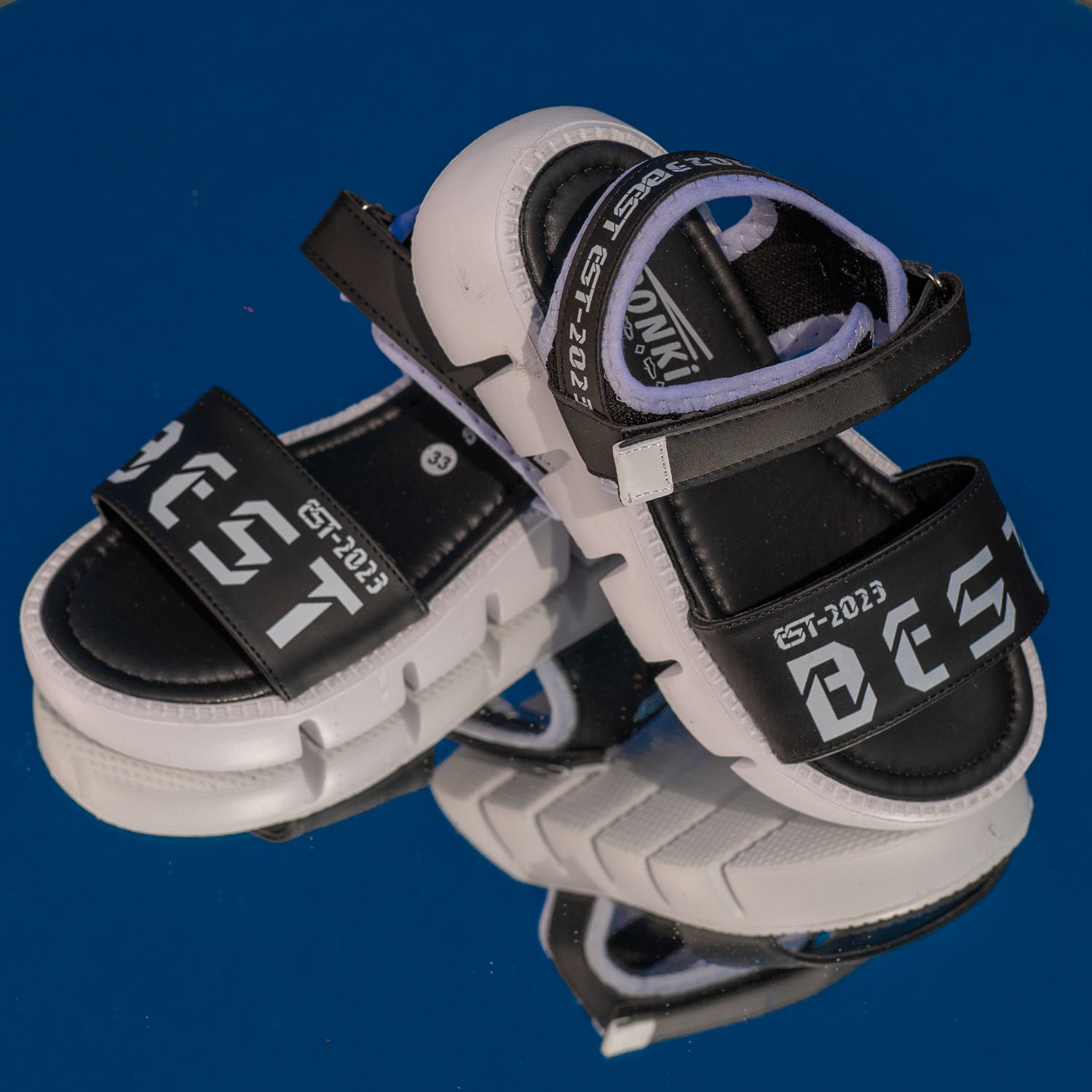 Children's sandals PONKI Suzume Black #31-36