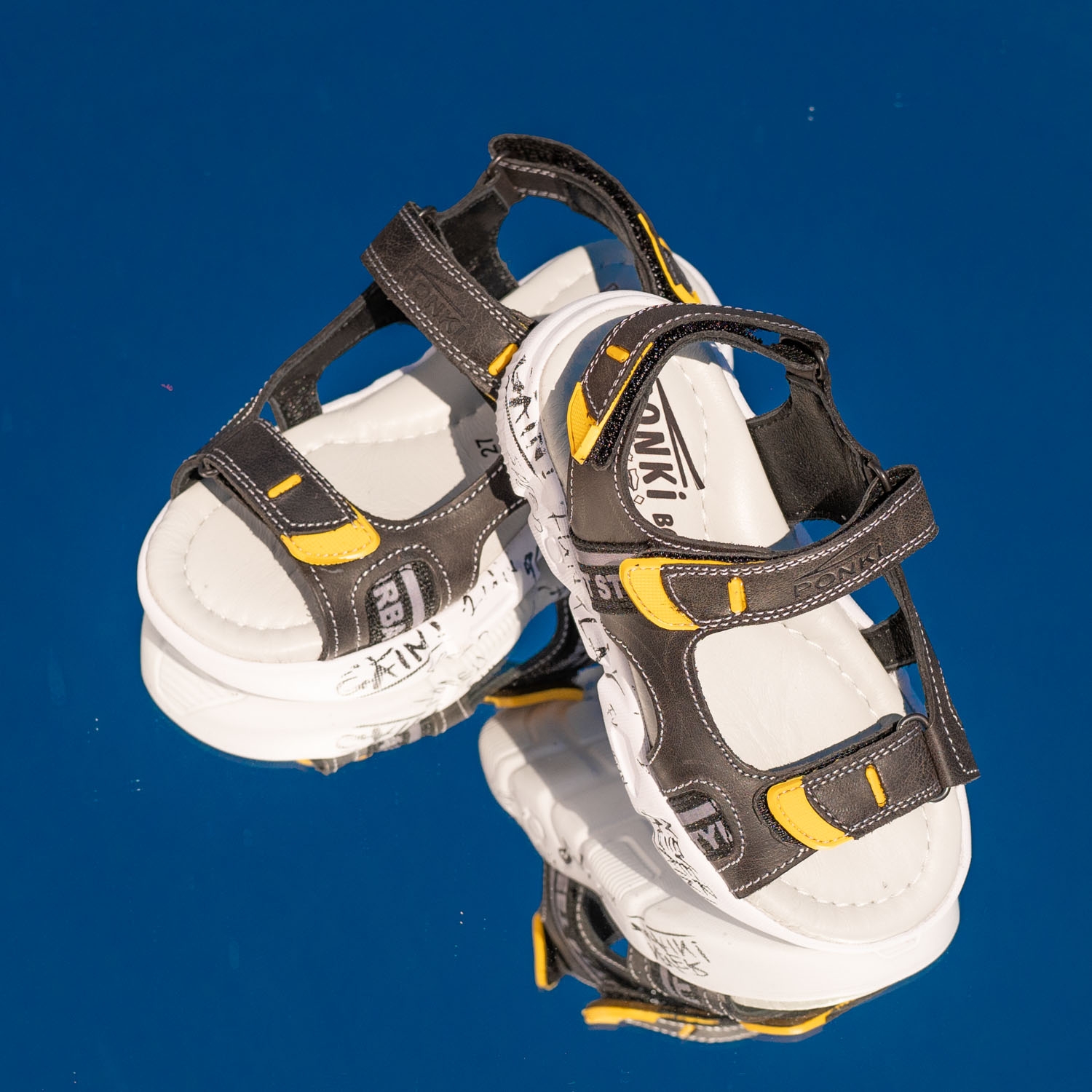 Children's sandals PONKI URBAN STYLE BLACK №27-30