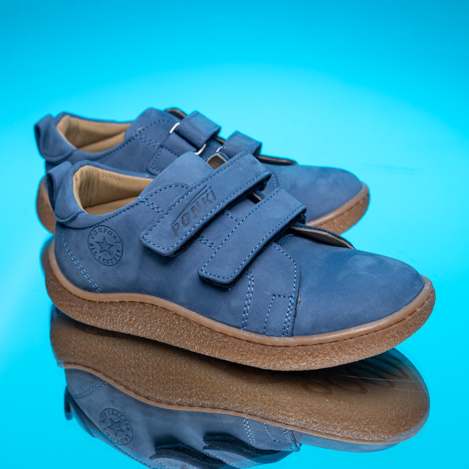 Children's shoes PONKI BAREFOOT Kamper Lepi BLUE №27-31