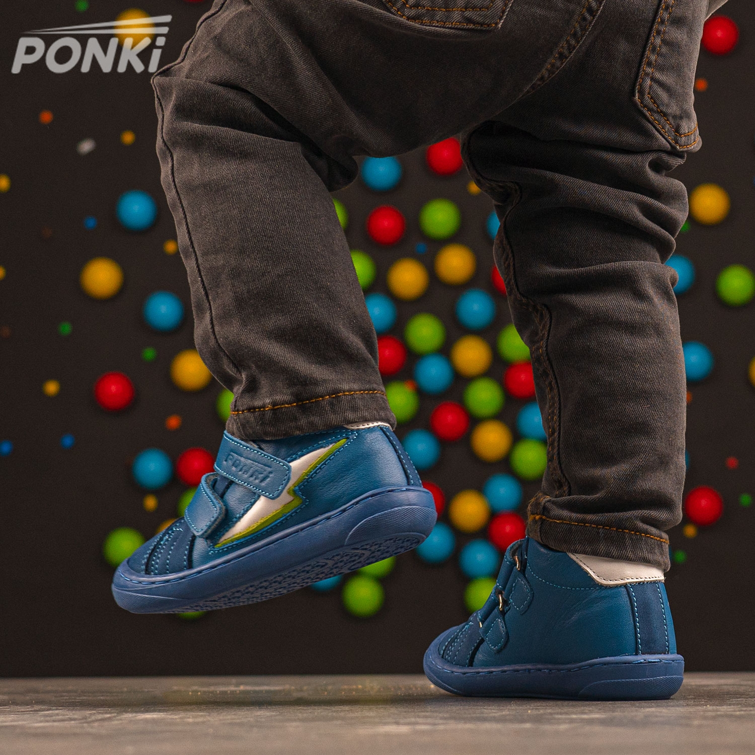 Children's Shoes PONKI FLINT BLUE Size 19-21