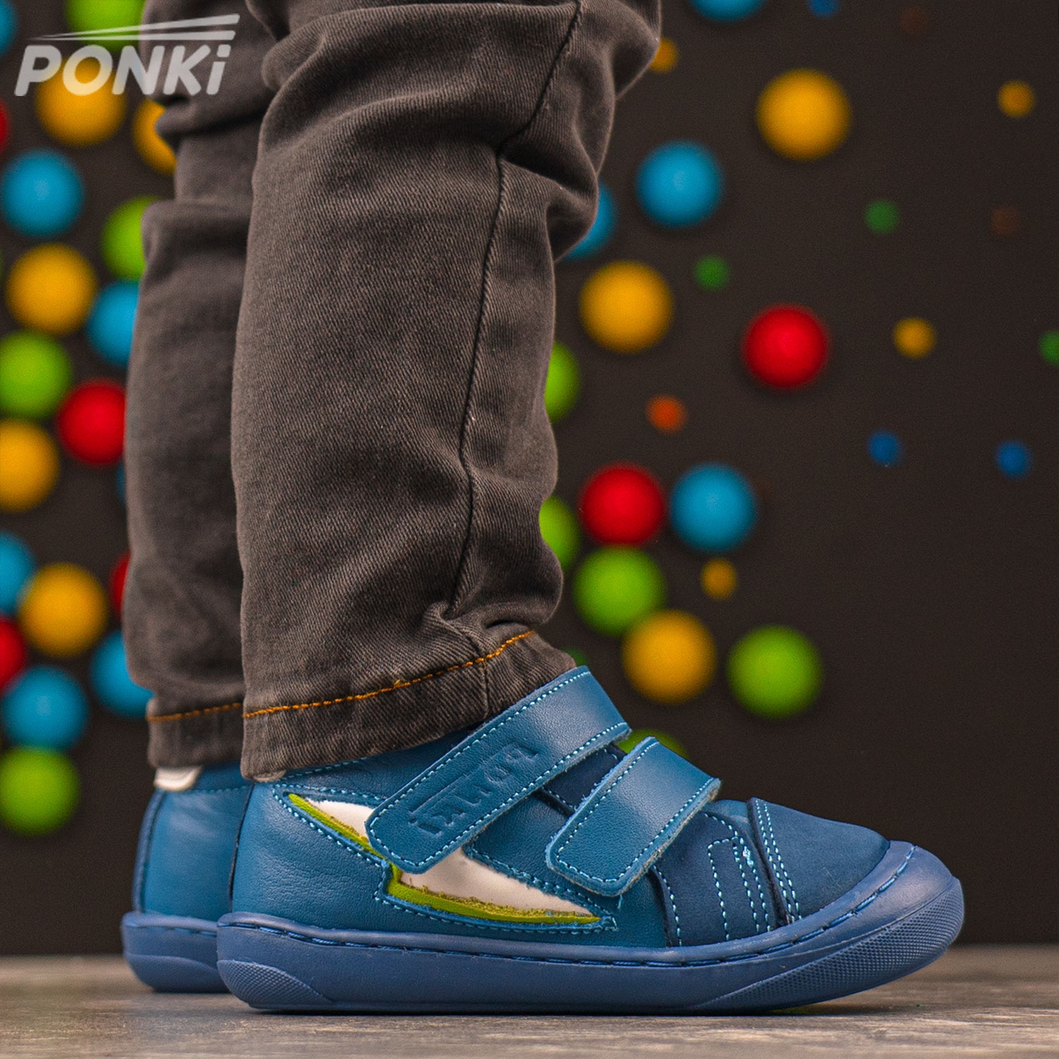 Children's Shoes PONKI FLINT BLUE Size 19-21