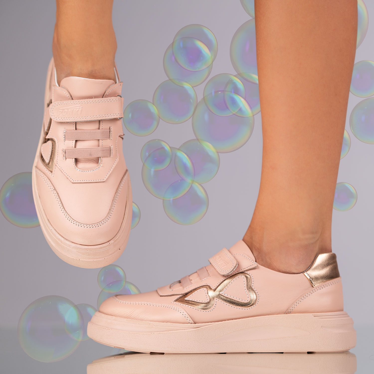 Children's shoes PONKI Sport Love Powder №26-30