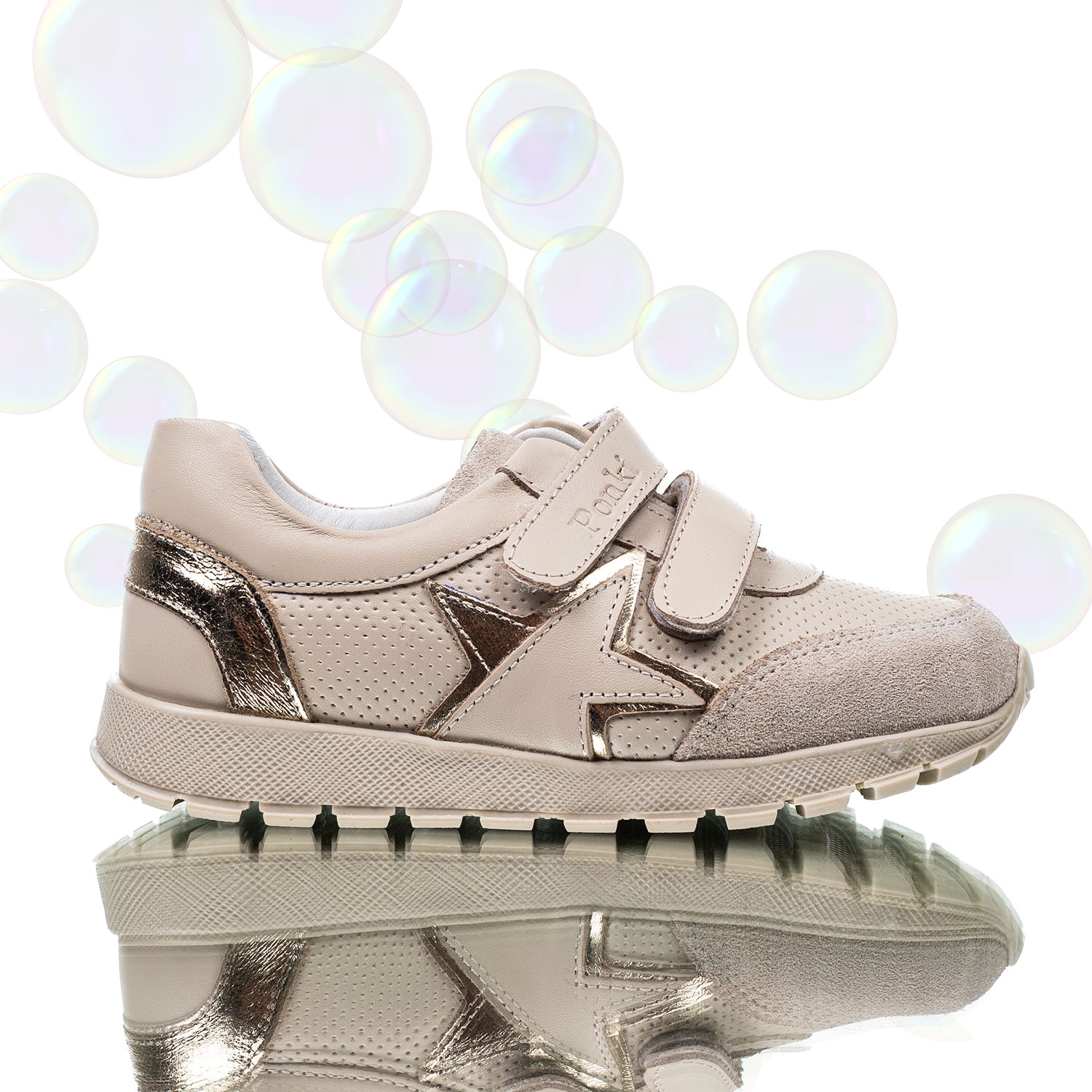 Children's shoes PONKI Starish Beige #26-30