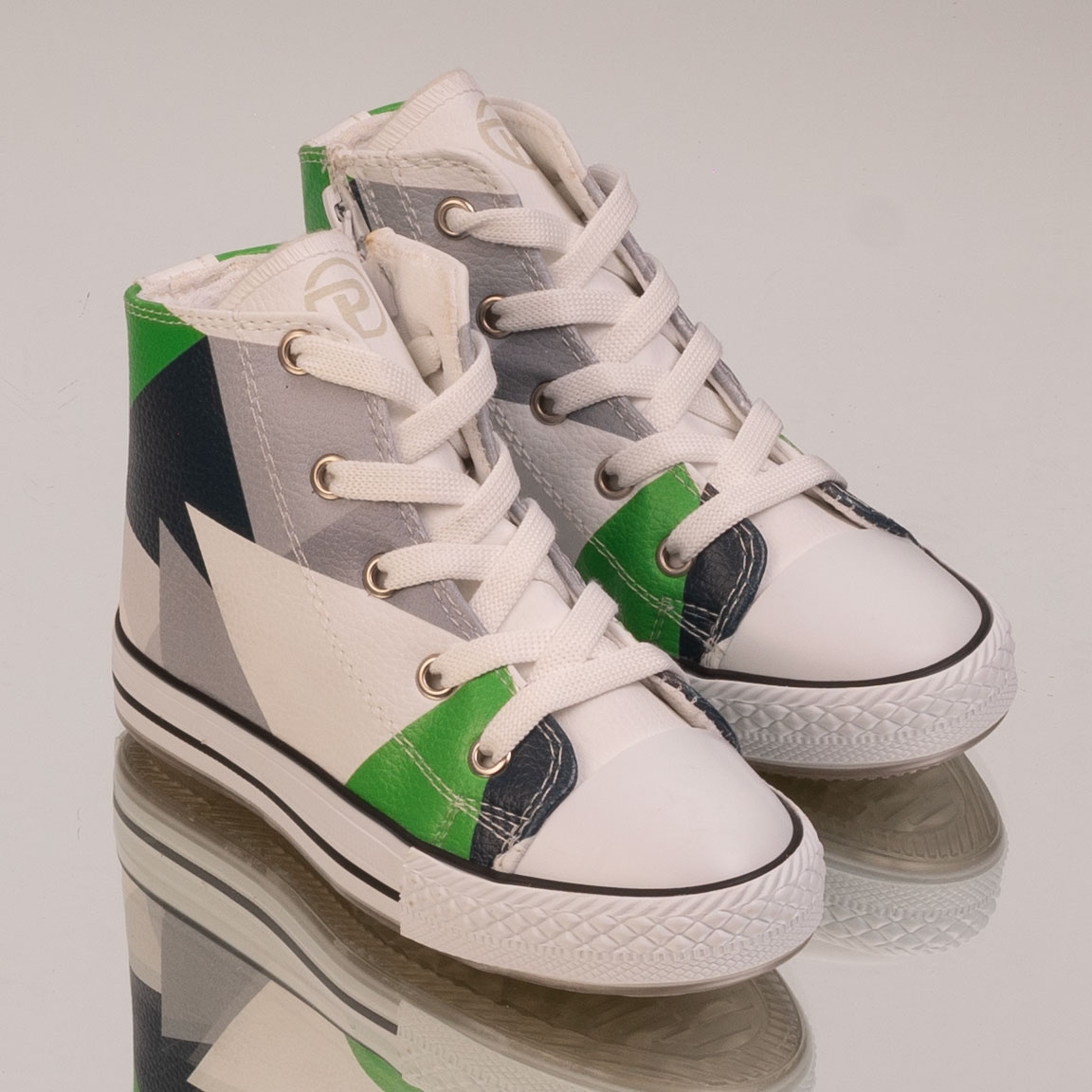 Children's sneakers with luminous sole PONKI RAINBOW BOY №26-30
