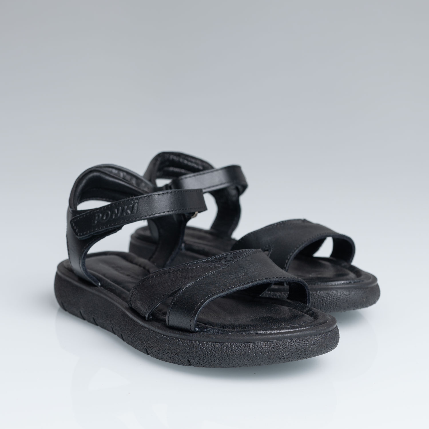 Children Sandals PONKI Sparkle Black №31-36