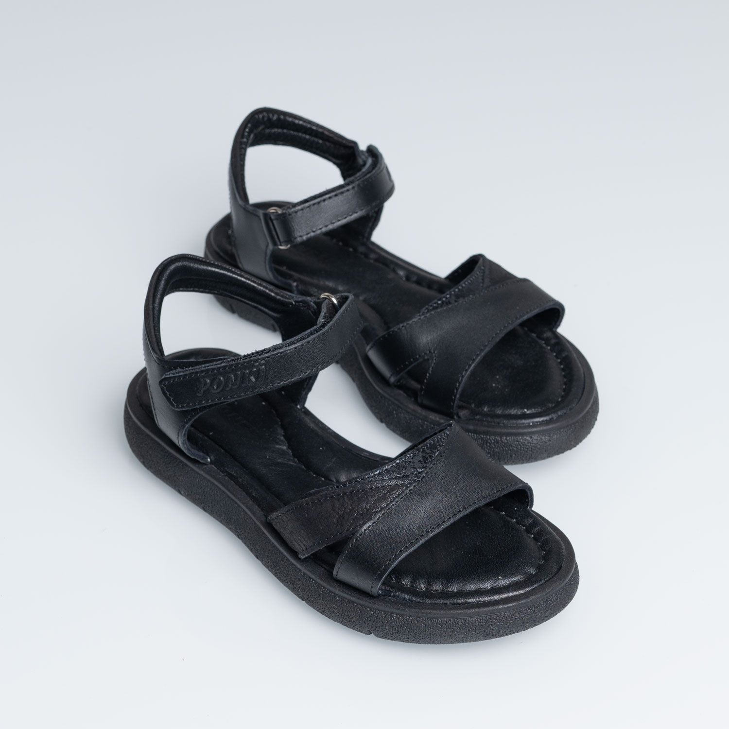 Children Sandals PONKI Sparkle Black №31-36