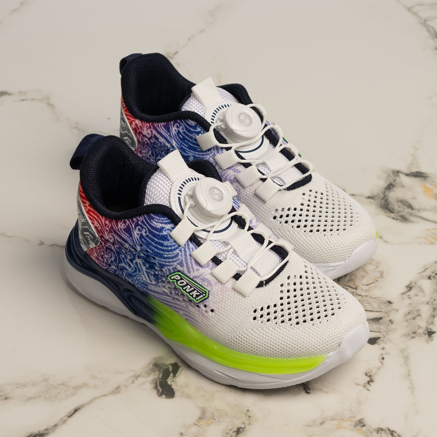 Children Sneakers PONKI White-Navy №31-36