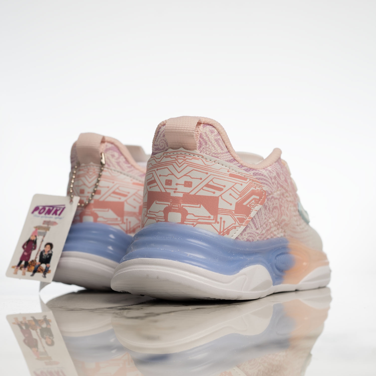 Children Sneakers PONKI White-Powder №31-36