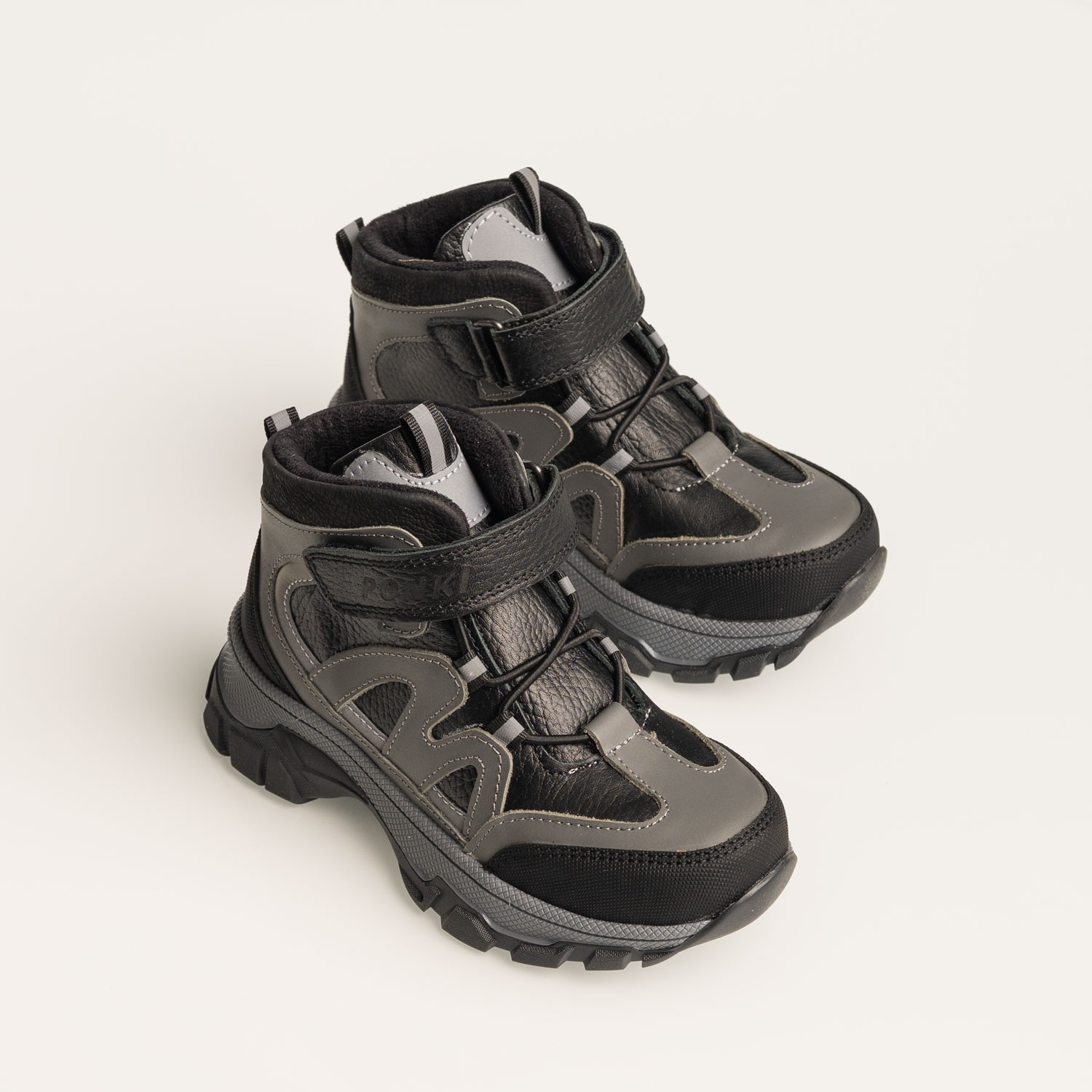 Cizme pentru copii PONKI Thundra Black №26–30