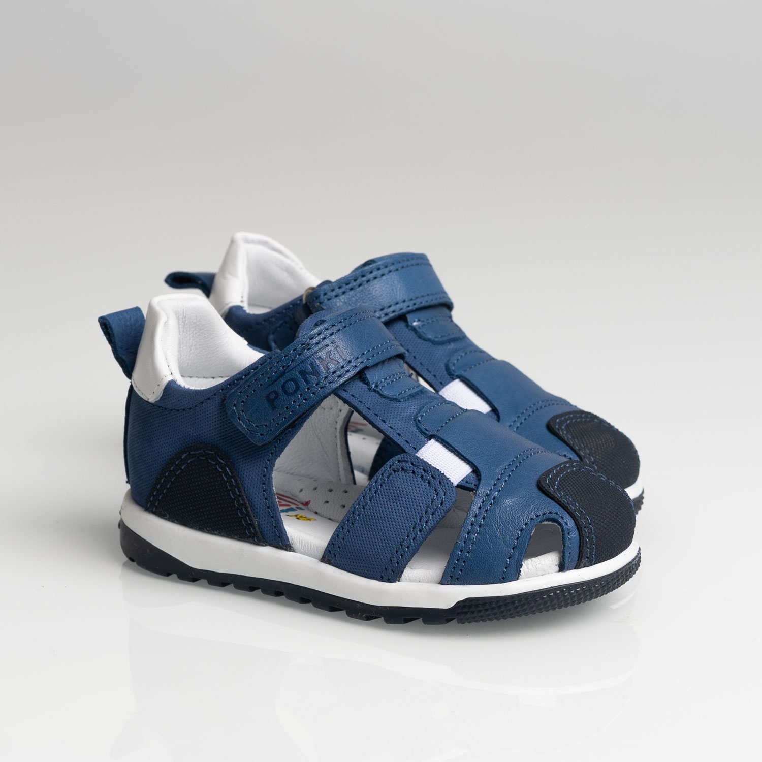 Closed-toe sandals PONKI Torino Blue №21-25