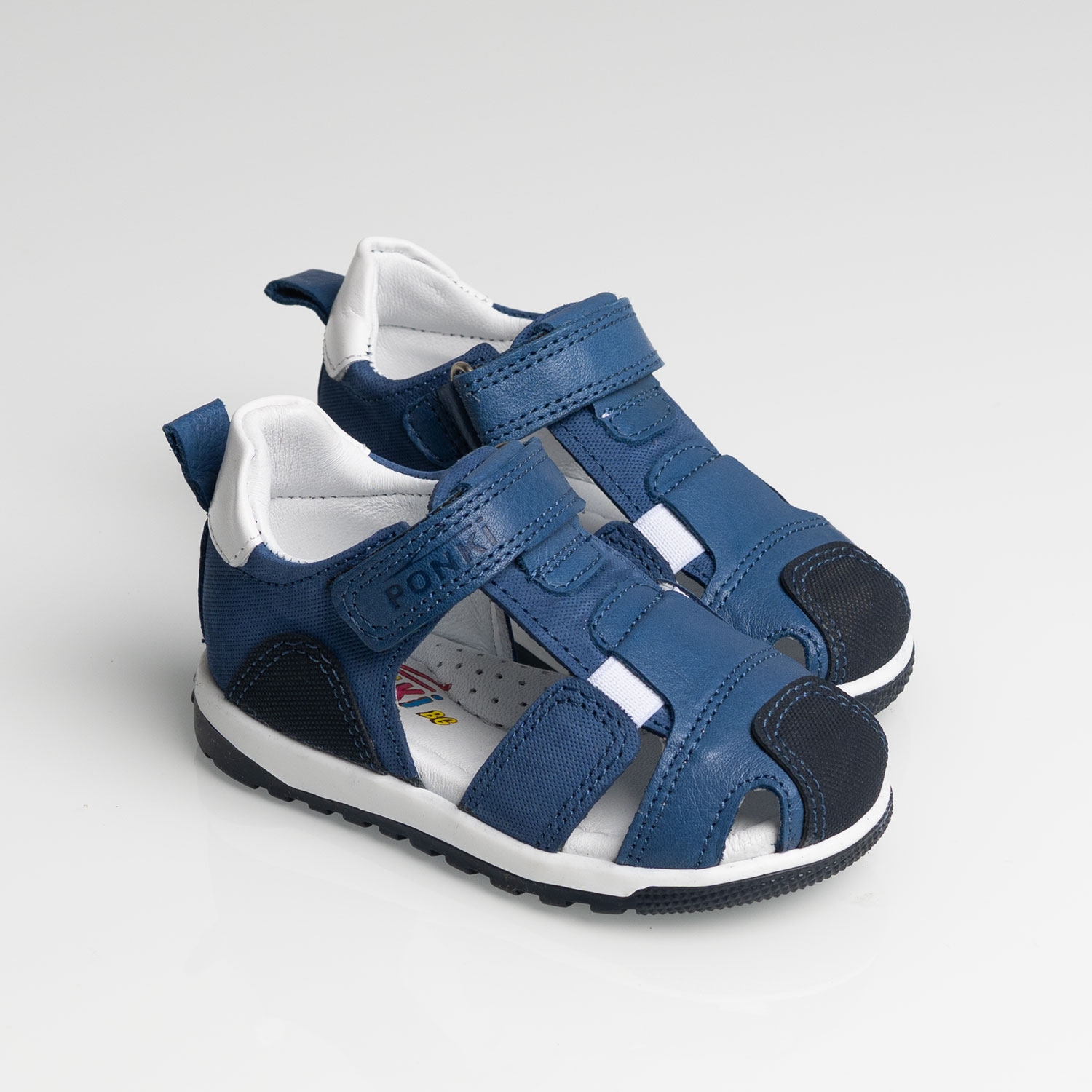 Closed-toe sandals PONKI Torino Blue №21-25