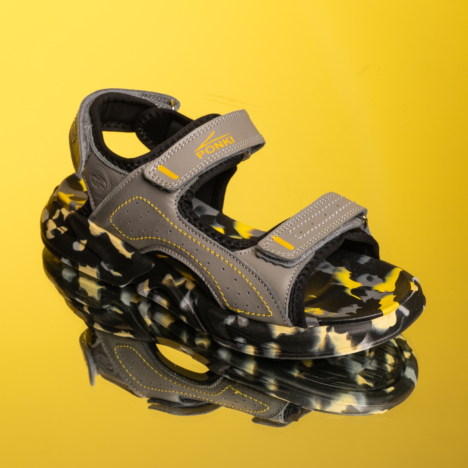 Children's sandals PONKI Graves Grey №31-35