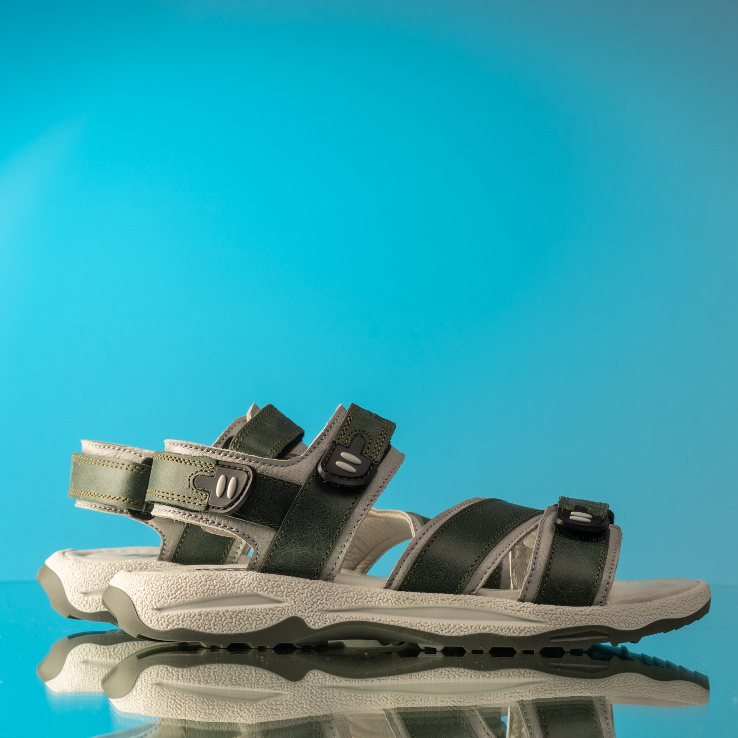Junior boys' sandals PONKI Craven Khaki №36-39