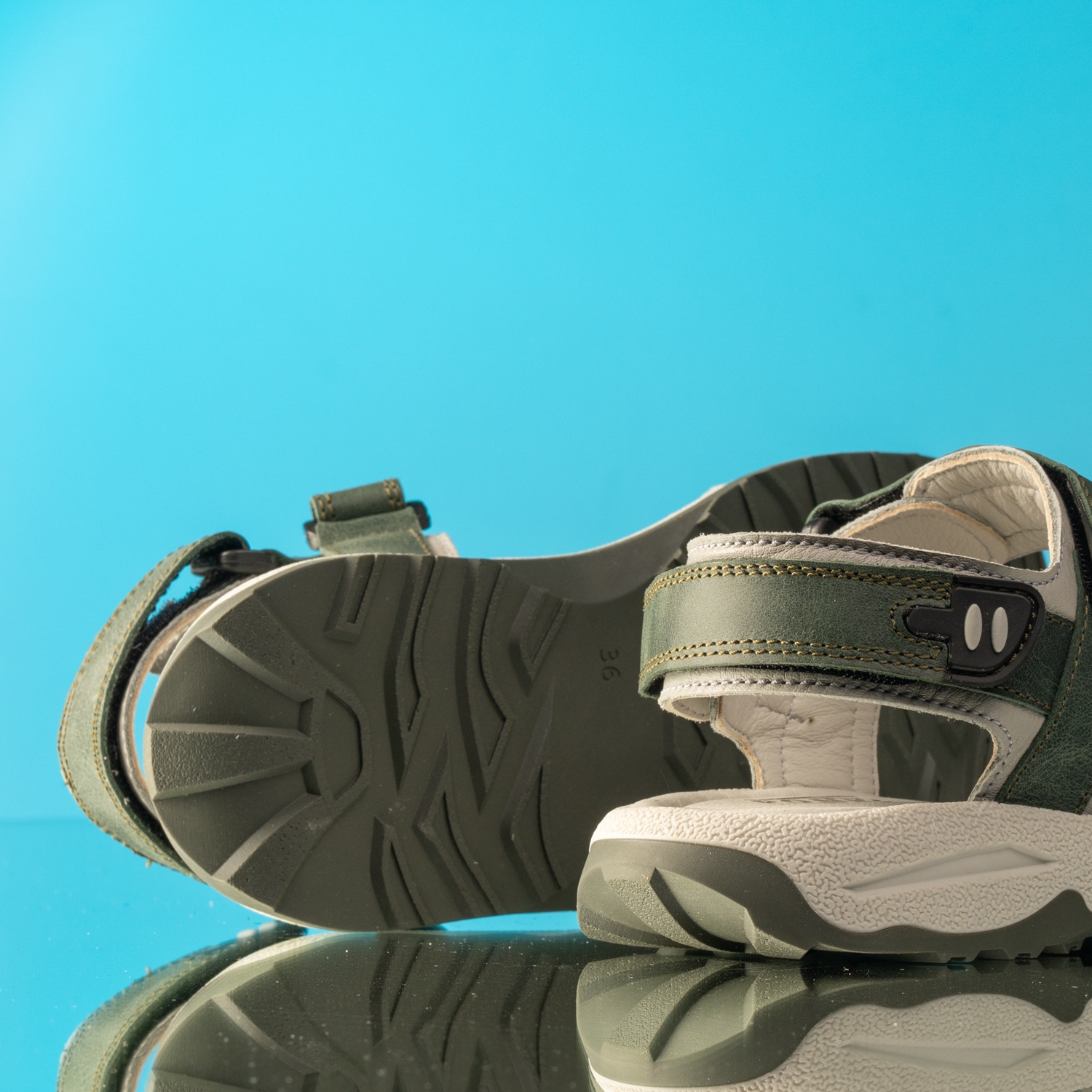 Junior boys' sandals PONKI Craven Khaki №36-39