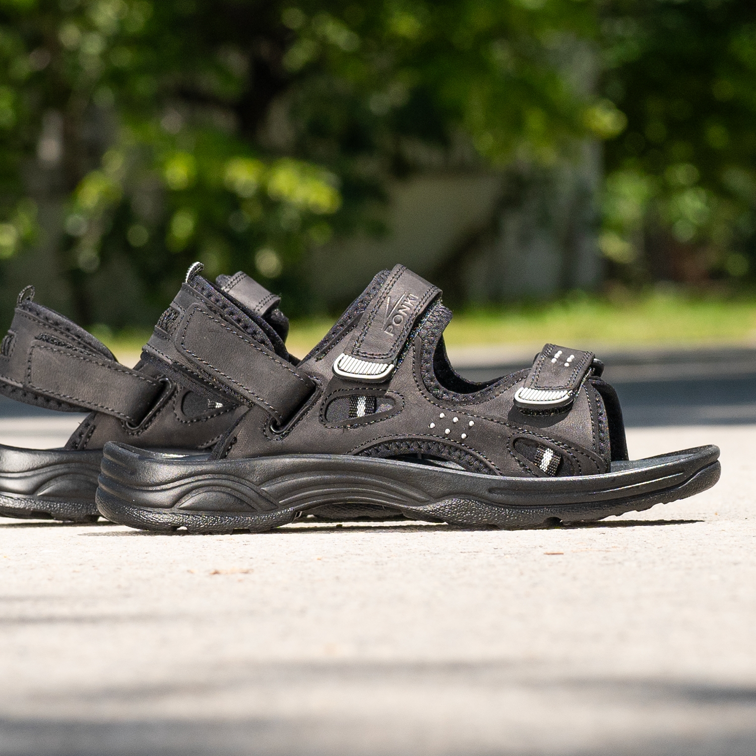 Junior sandals PONKI XCEED BLACK №36-39