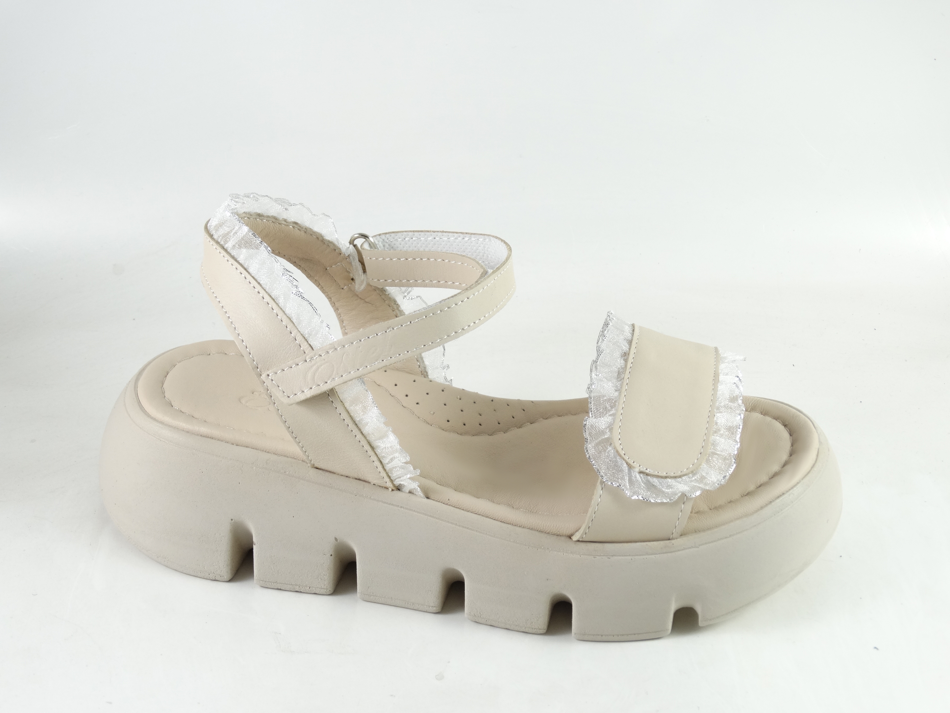 Lady Sandals ESTEL Dantelle BEIGE №36-40