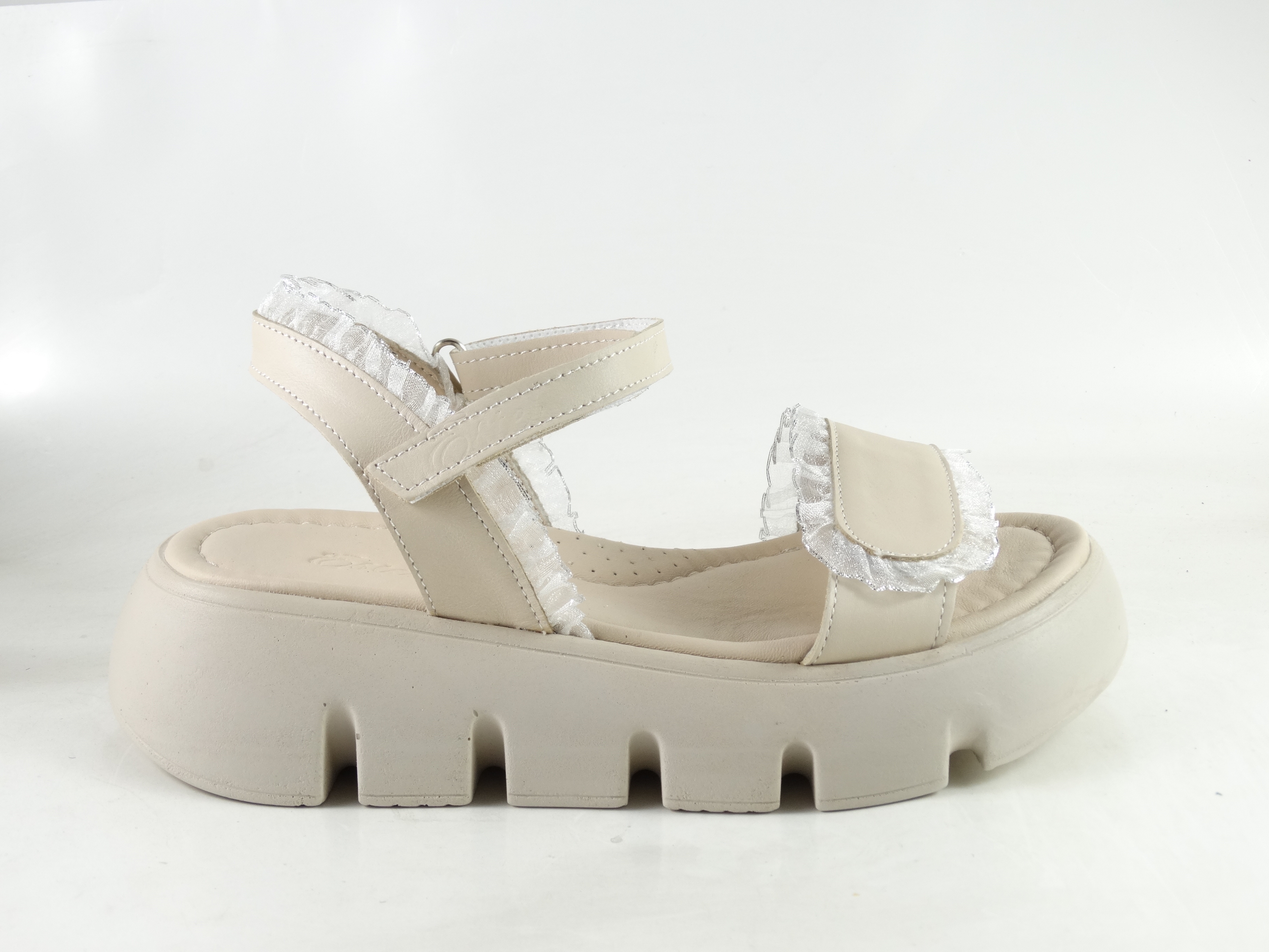 Lady Sandals ESTEL Dantelle BEIGE №36-40