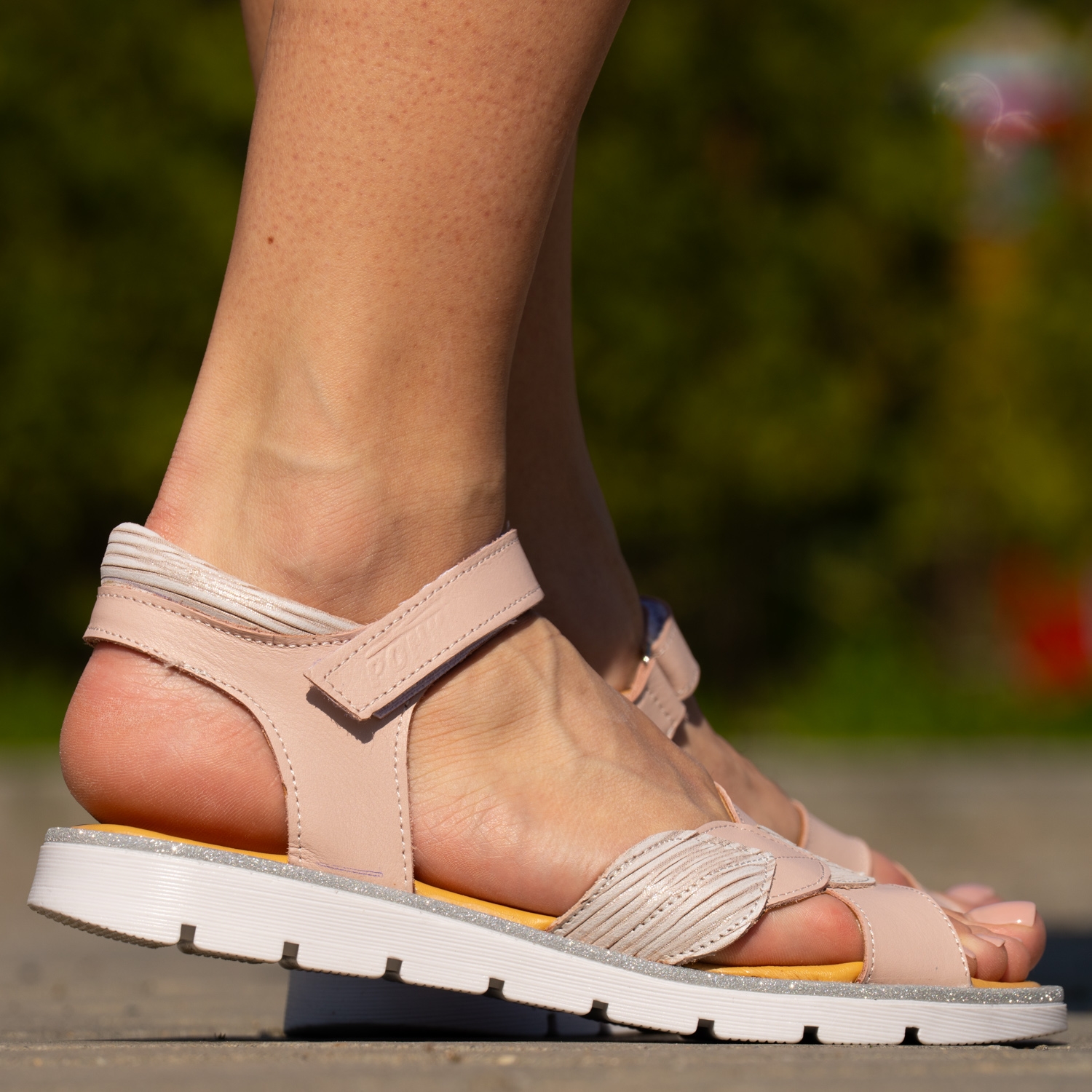 PONKI Amilia Powder – Girls’ Leather Sandals №31-36