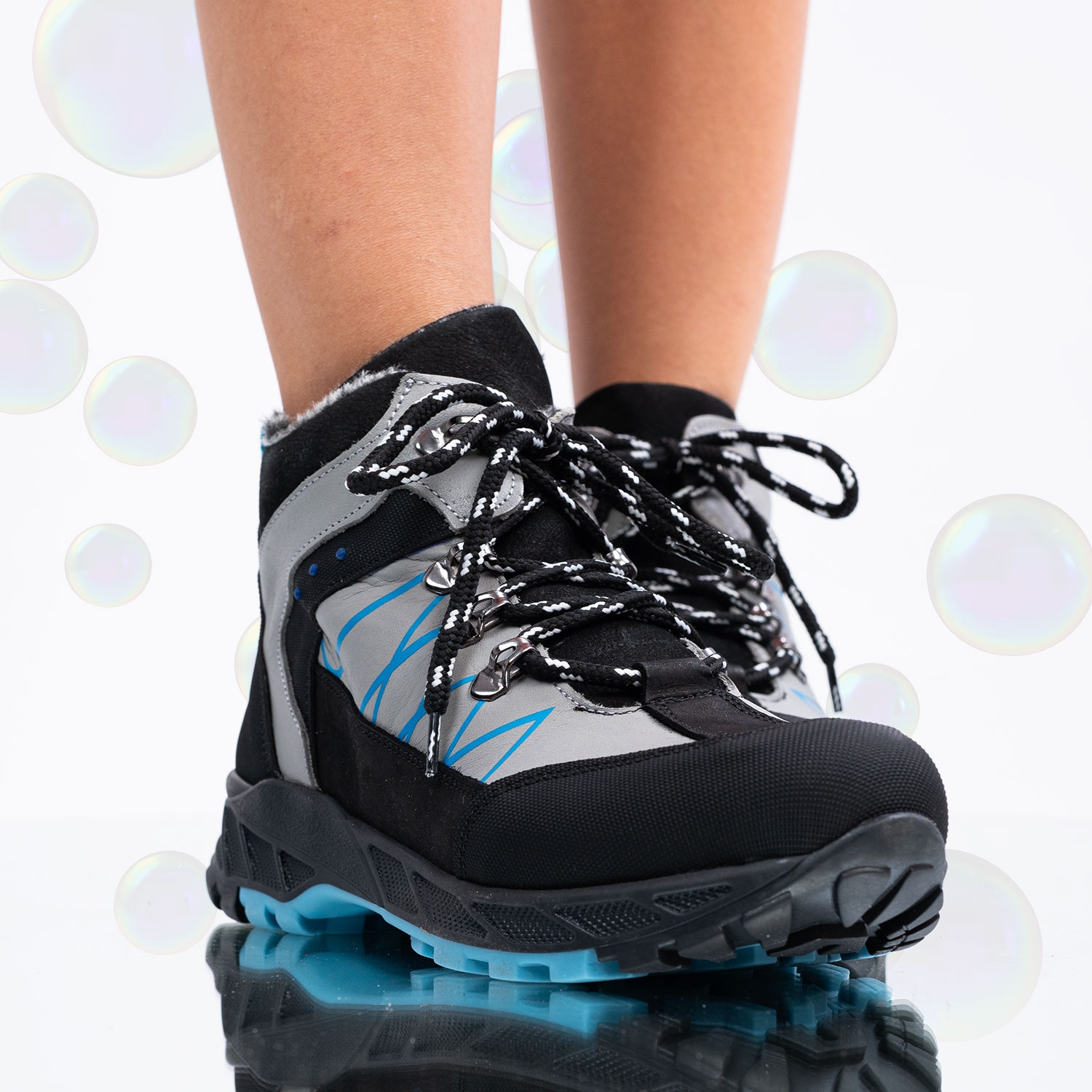 Youth boots PONKI HERDERS GREY №36-39