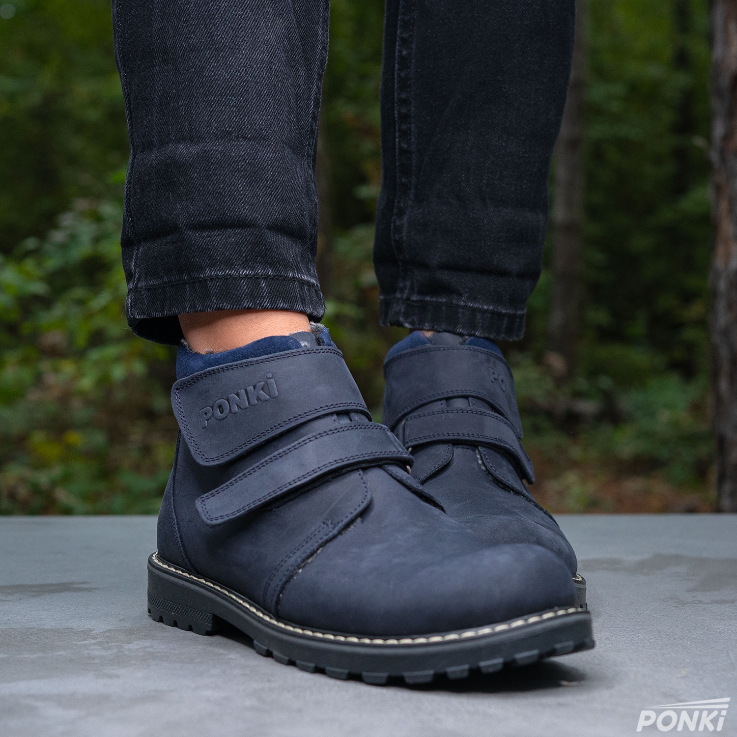 Youth boots PONKI KLARK DARKBLUE №36-39