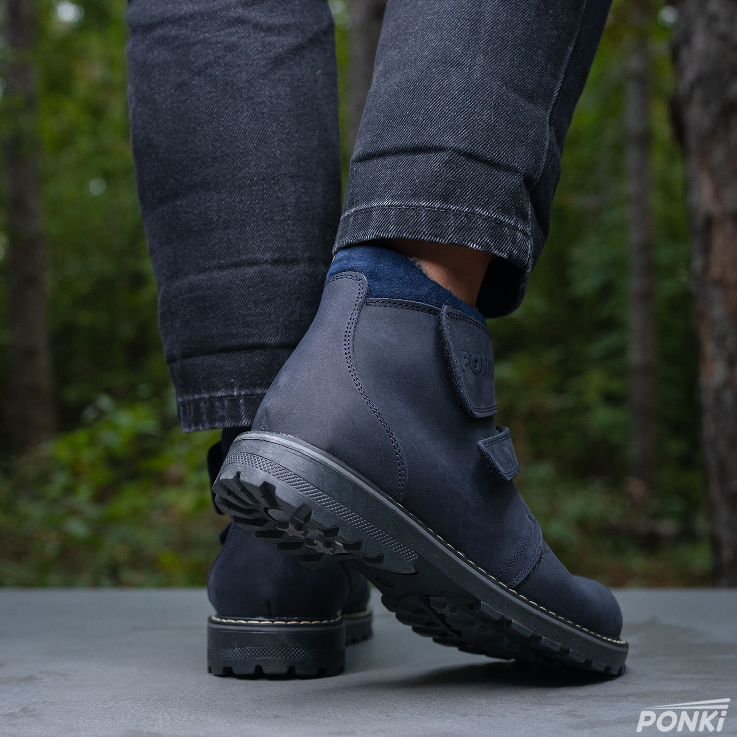 Youth boots PONKI KLARK DARKBLUE №36-39