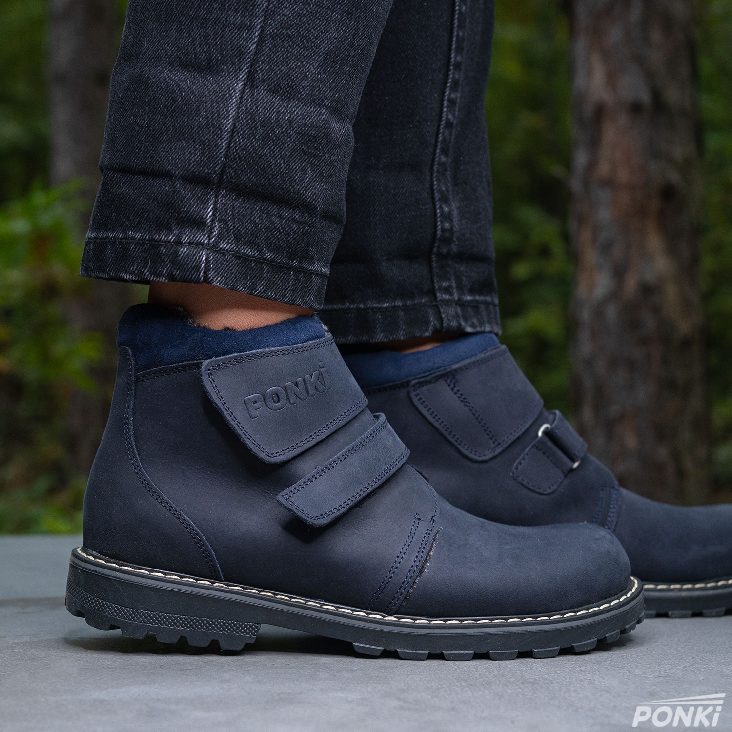 Youth boots PONKI KLARK DARKBLUE №36-39