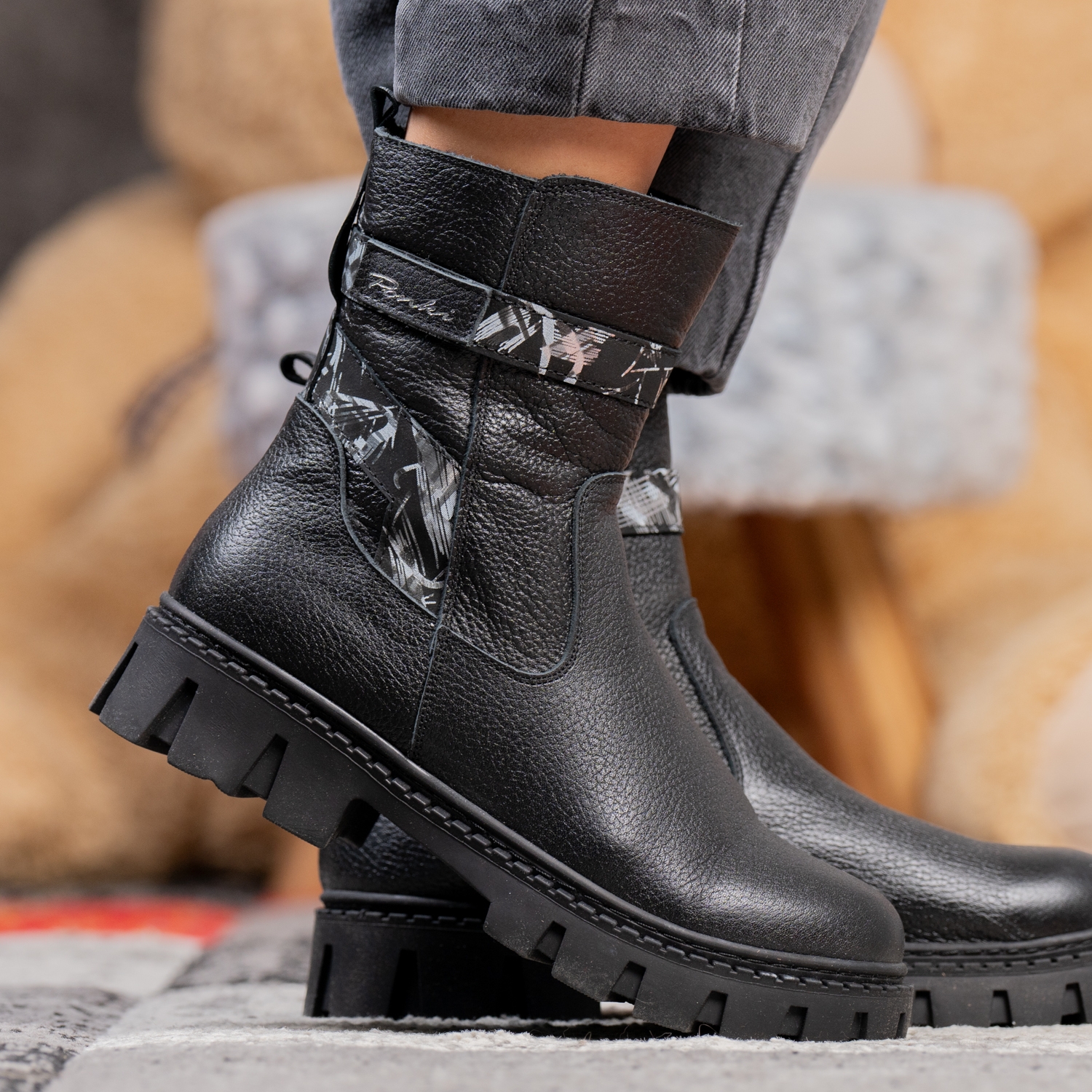 Youth Boots PONKI VERTIGO BLACK №36-39