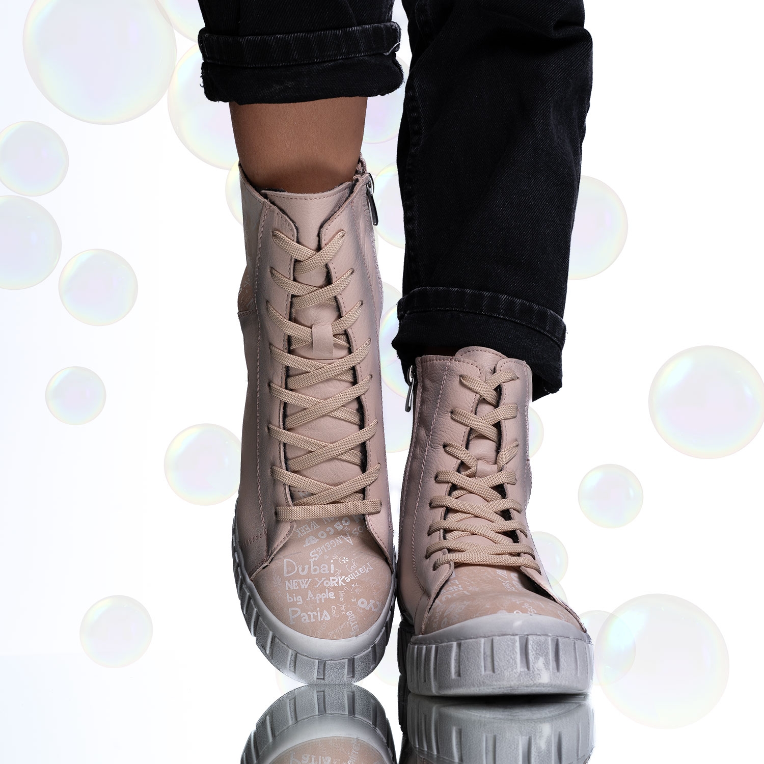 Youth boots PONKI WORLDE Powder №36-39